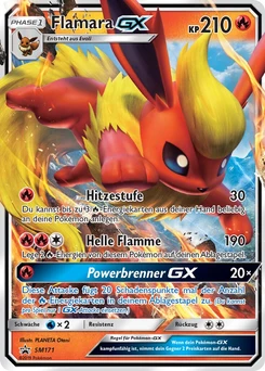 Pokémon-Karte Flamara GX SM171