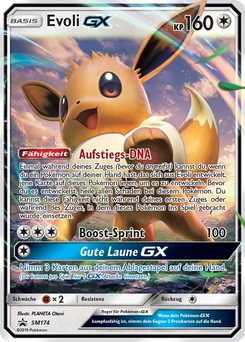 Pokémon-Karte Evoli GX SM174