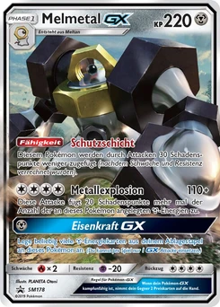 Pokémon-Karte Melmetal GX SM178