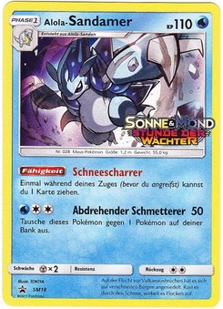 Pokémon-Karte Alola-Sandamer SM18