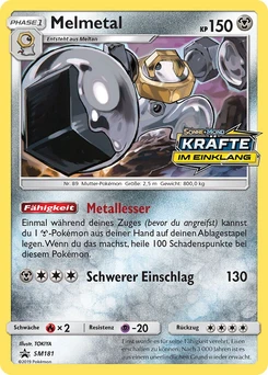Pokémon-Karte Melmetal SM181