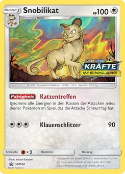 Pokémon-Karte Snobilikat SM182