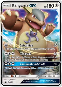 Pokémon-Karte Kangama GX SM188