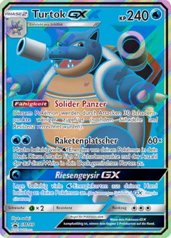 Pokémon-Karte Turtok GX SM189