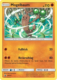 Pokémon-Karte Mogelbaum SM207