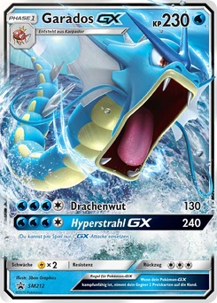 Pokémon-Karte Garados GX SM212