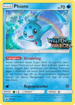 Pokémon-Karte Phione SM220