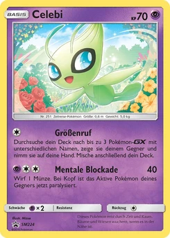 Pokémon-Karte Celebi SM224