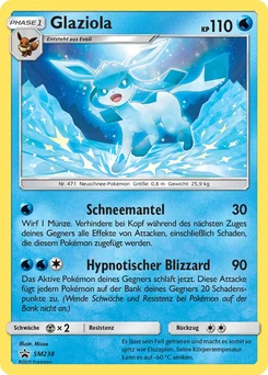 Pokémon-Karte Glaziola SM238