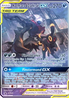 Pokémon-Karte Nachtara & Darkrai GX SM241