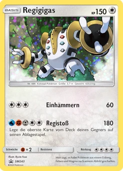 Pokémon-Karte Regigigas SM243