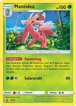 Pokémon-Karte Mantidea SM25