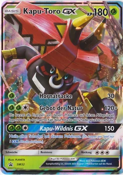 Pokémon-Karte Kapu-Toro GX SM32