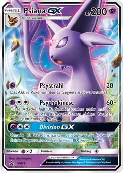Pokémon-Karte Psiana GX SM35