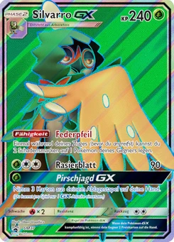 Pokémon-Karte Silvarro GX SM37