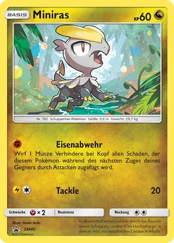 Pokémon-Karte Miniras SM40