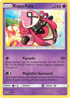 Pokémon-Karte Kapu-Fala SM45