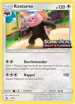Pokémon-Karte Kosturso SM49