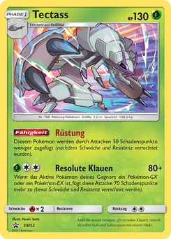 Pokémon-Karte Tectass SM52