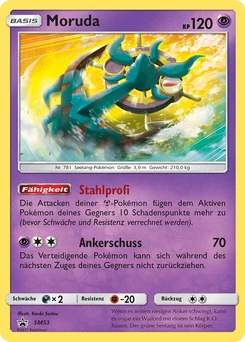 Pokémon-Karte Moruda SM53