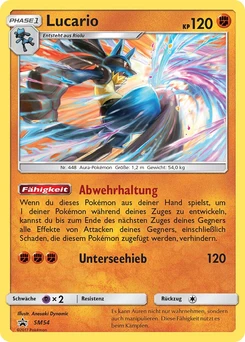 Pokémon-Karte Lucario SM54