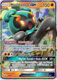 Pokémon-Karte Marshadow GX SM59