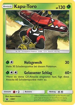 Pokémon-Karte Kapu-Toro SM61