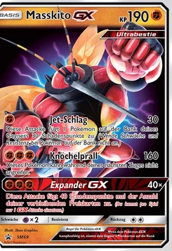 Pokémon-Karte Masskito GX SM69