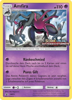 Pokémon-Karte Amfira SM73