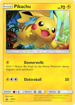 Pokémon-Karte Pikachu SM76