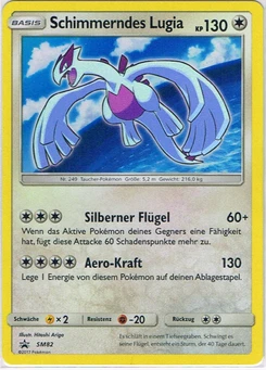 Pokémon-Karte Schimmerndes Lugia SM82