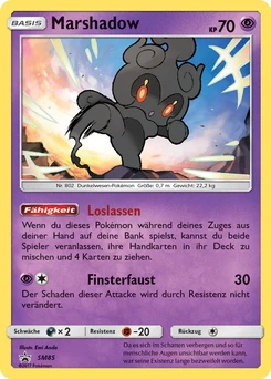 Pokémon-Karte Marshadow SM85