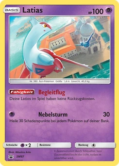 Pokémon-Karte Latias SM87