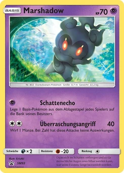 Pokémon-Karte Marshadow SM93