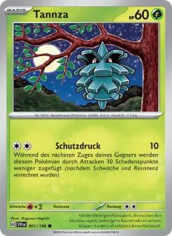 Pokémon-Karte Tannza 001/198