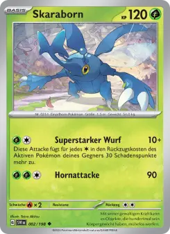 Pokémon-Karte Skaraborn 002/198