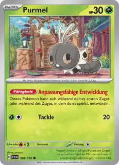 Pokémon-Karte Purmel 008/198