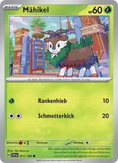Pokémon-Karte Mähikel 011/198