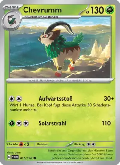 Pokémon-Karte Chevrumm 012/198