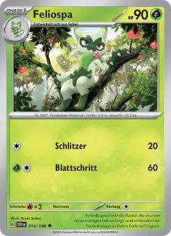 Pokémon-Karte Feliospa 014/198