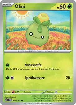 Pokémon-Karte Olini 021/198