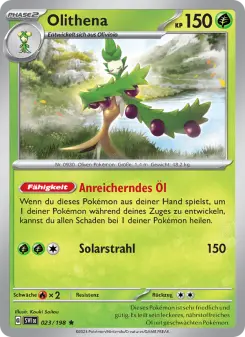 Pokémon-Karte Olithena 023/198