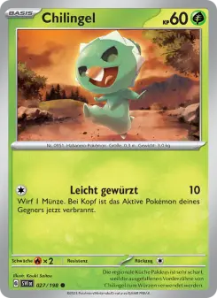 Pokémon-Karte Chilingel 027/198