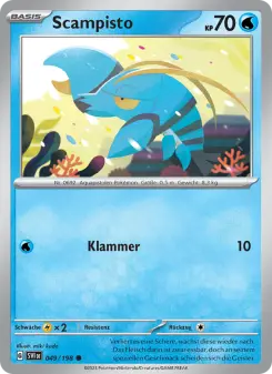 Pokémon-Karte Scampisto 049/198