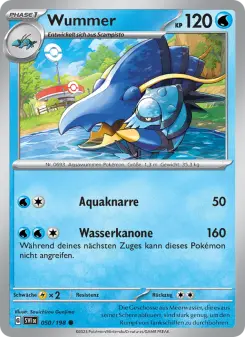 Pokémon-Karte Wummer 050/198