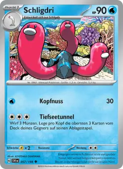 Pokémon-Karte Schligdri 057/198