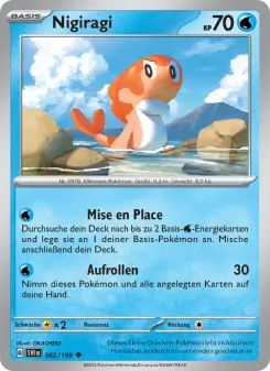 Pokémon-Karte Nigiragi 062/198