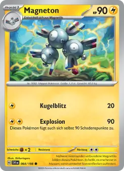 Pokémon-Karte Magneton 064/198