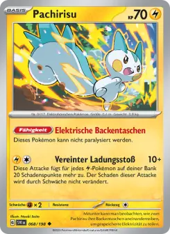 Pokémon-Karte Pachirisu 068/198