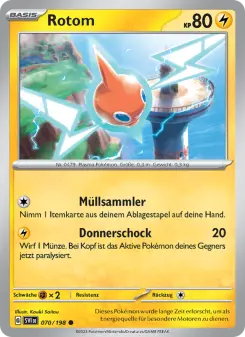 Pokémon-Karte Rotom 070/198